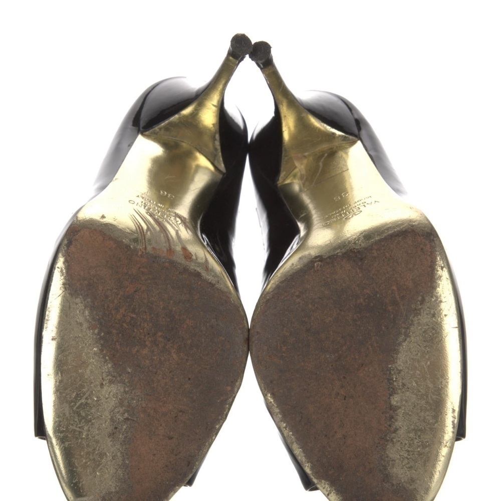 Valentino Peeptoe Patent Pumps - Picture 5 of 5